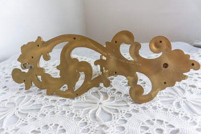 Ornate Gold Candle Wall Sconce – Hollywood Regency Rococo Style