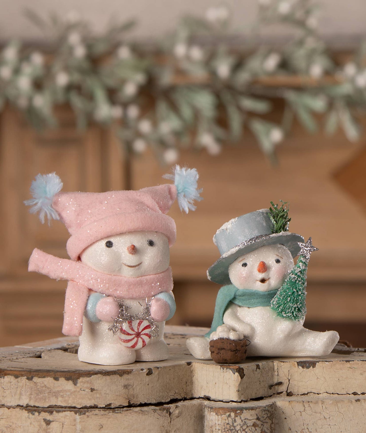 Peppermint Blush Snowgirl