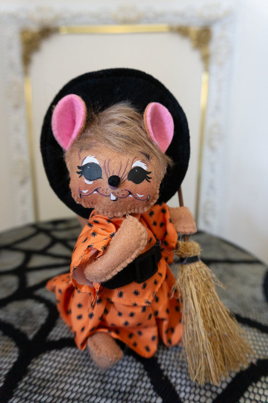 Annalee Halloween Witch Mouse Doll