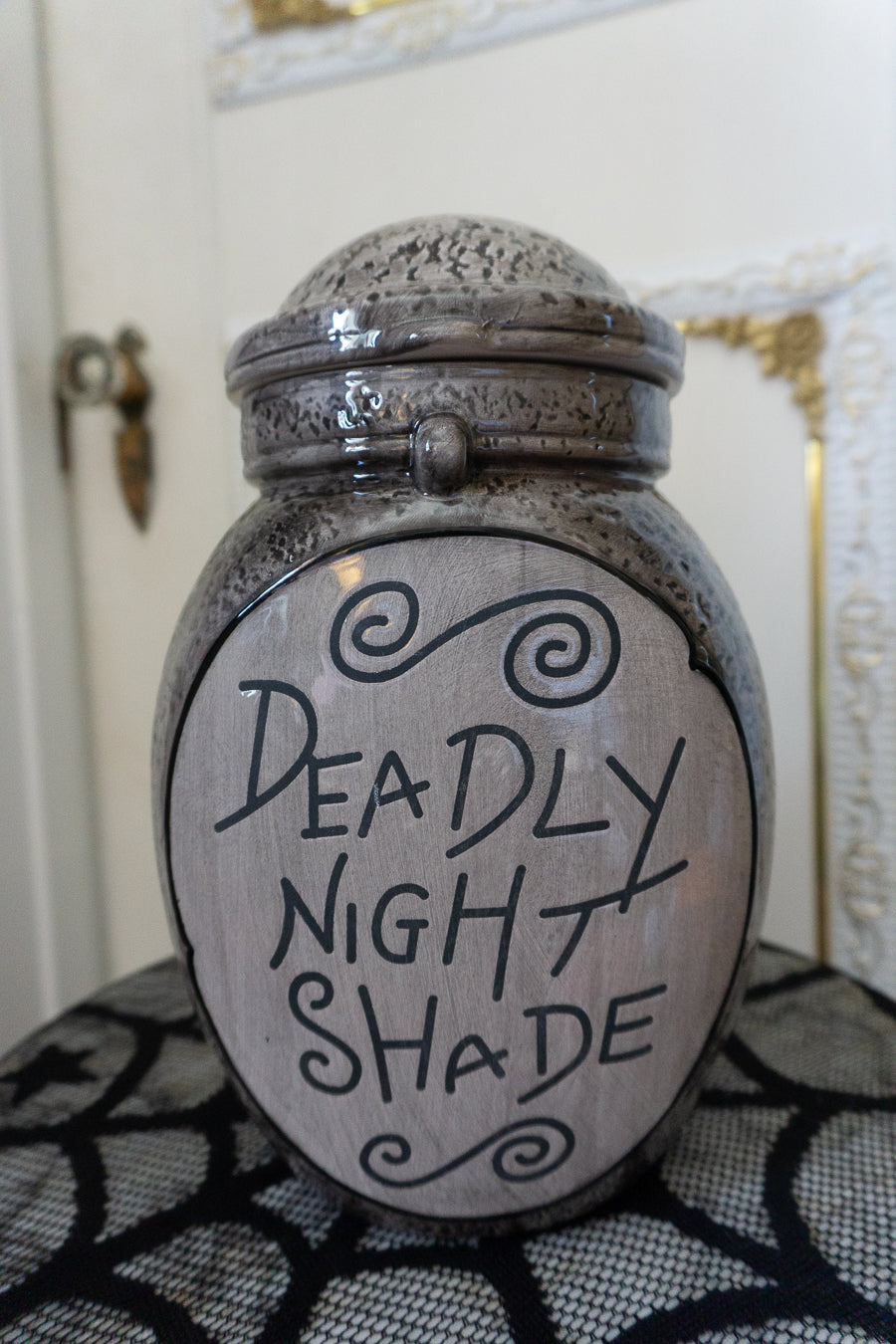 Deadly Night Shade Cookie Jar - Nightmare Before Christmas