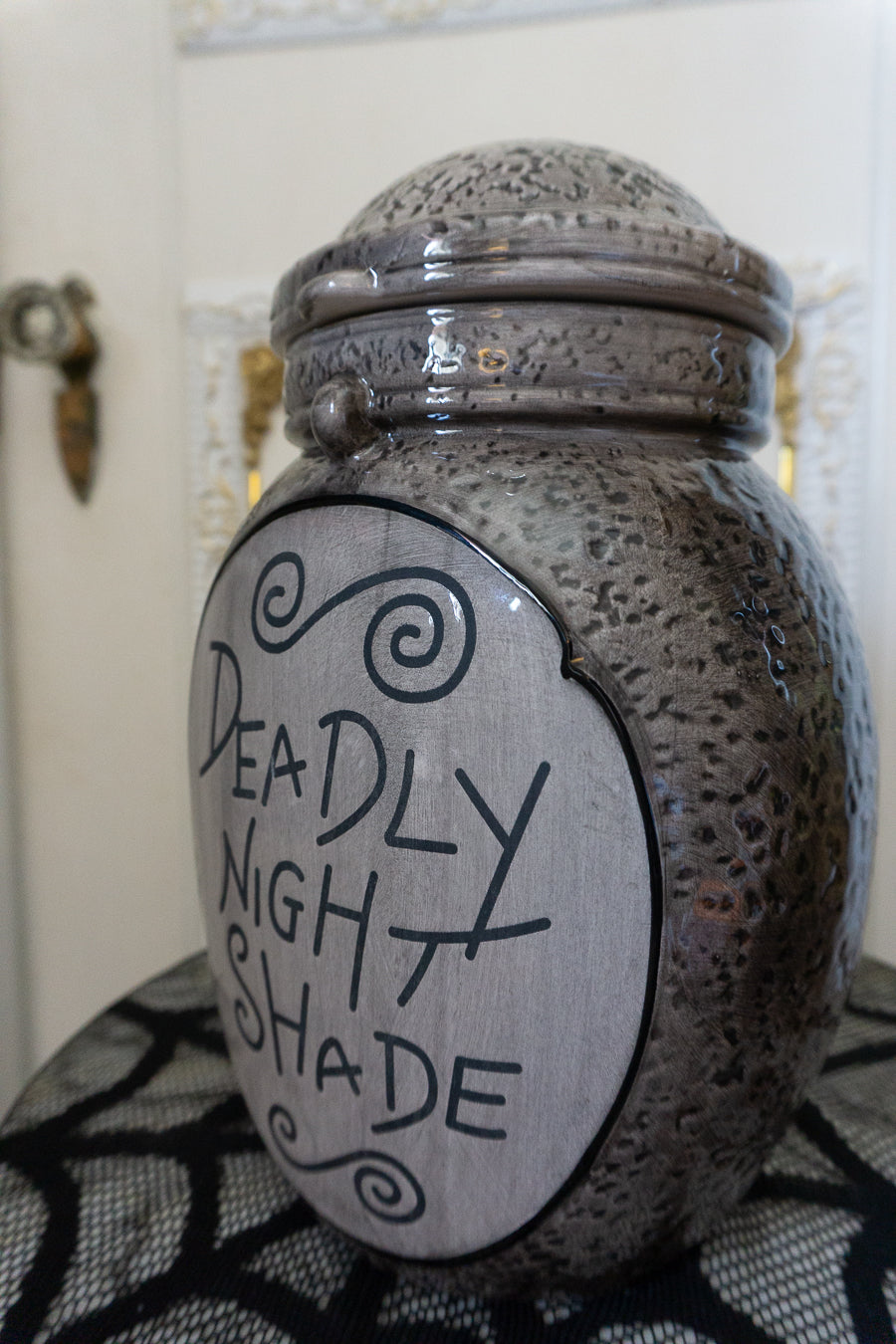 Deadly Night Shade Cookie Jar - Nightmare Before Christmas