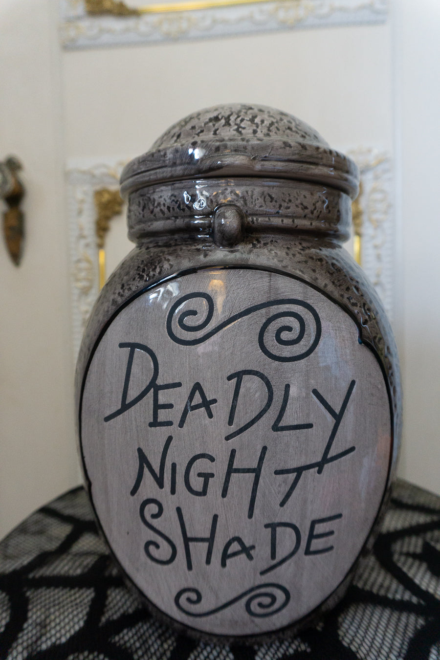 Deadly Night Shade Cookie Jar - Nightmare Before Christmas