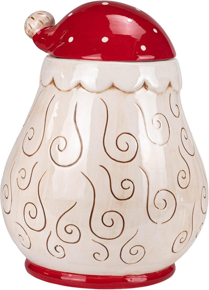 Transpac Johanna Parker Jolly Santa Cookie Jar