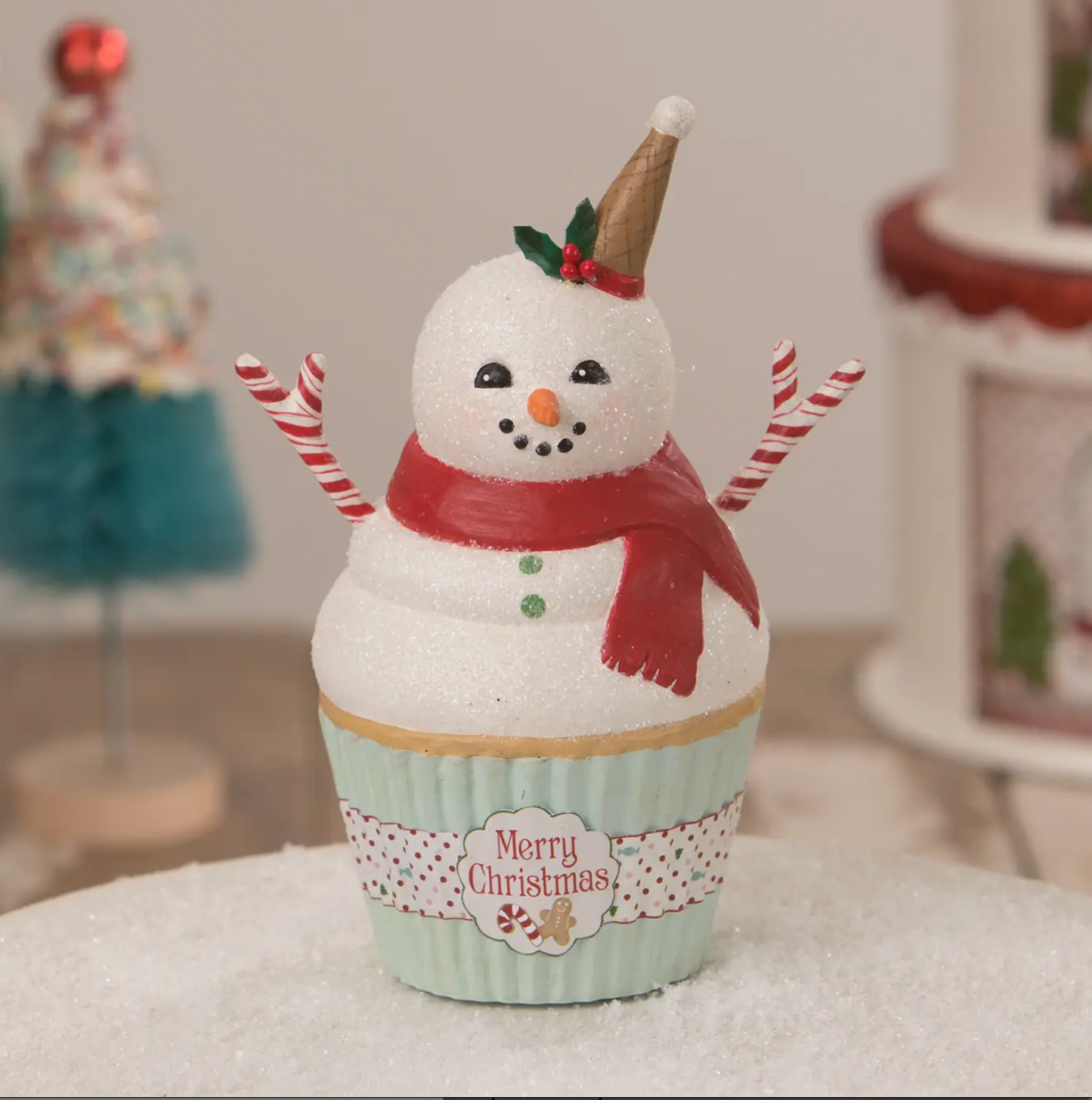 Mr. Snow Cupcake Container