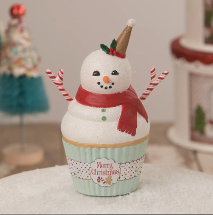 Mr. Snow Cupcake Container