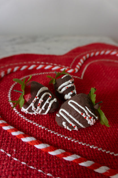 Valentines Day Chocolate Covered Strawberry Box Decor