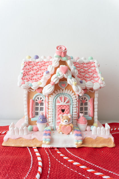 Valentine's Day Gingerbread House