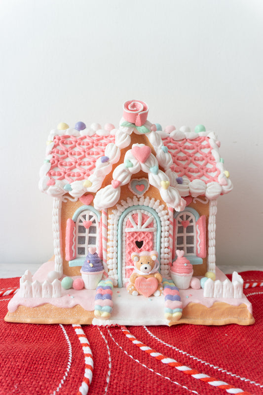 Valentine's Day Gingerbread House