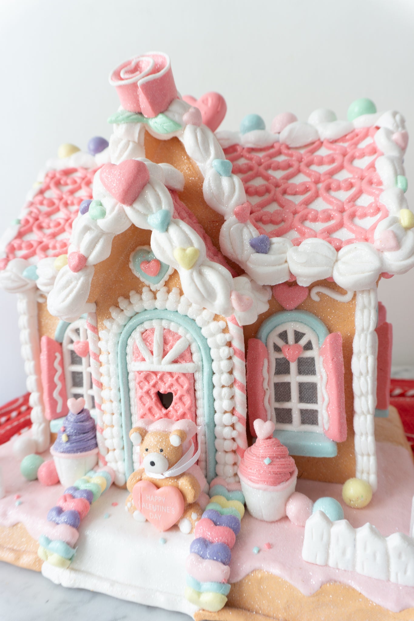 Valentine's Day Gingerbread House