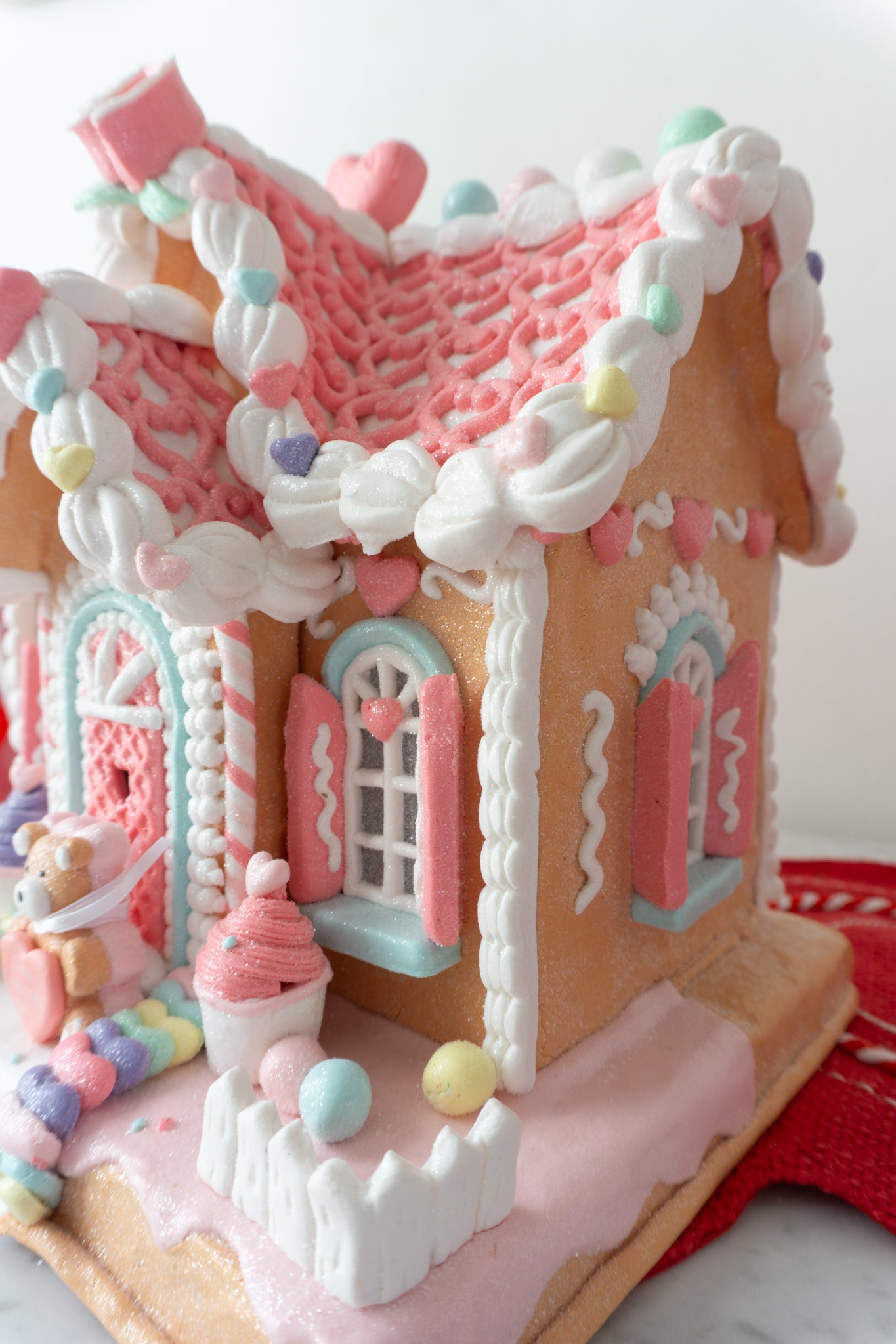 Valentine's Day Gingerbread House