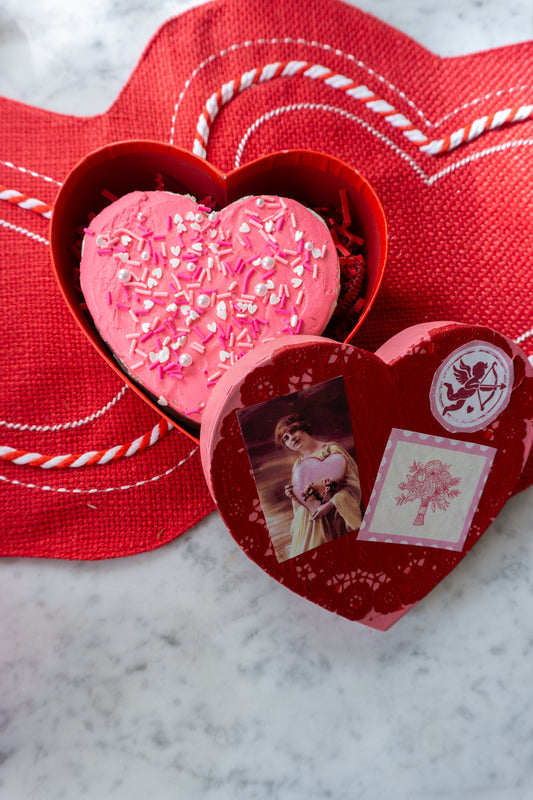 Valentines Day Heart Cookie Box Decor