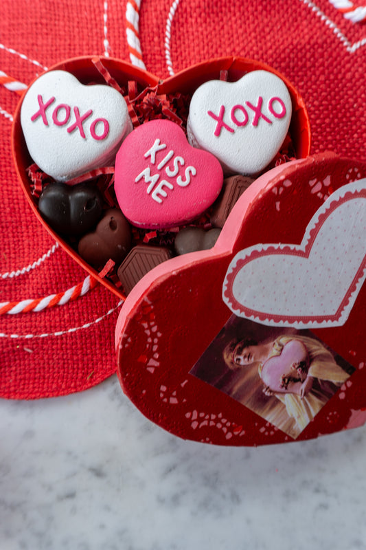 Valentines Day Faux Chocolate Box Decor