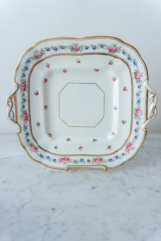 Cauldon England Rose Serving Dish