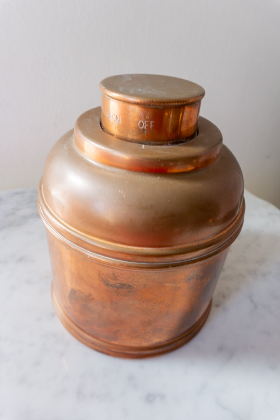 Vintage Copper Rumidor Humidor Tabacco