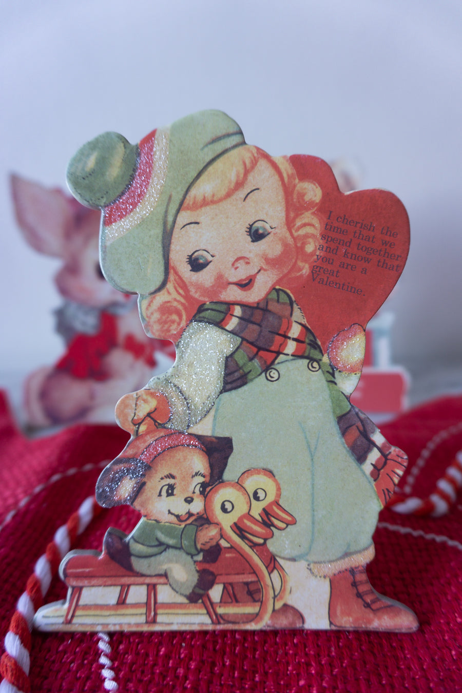 Vintage Valentine Dummy Boards, Set of 3
