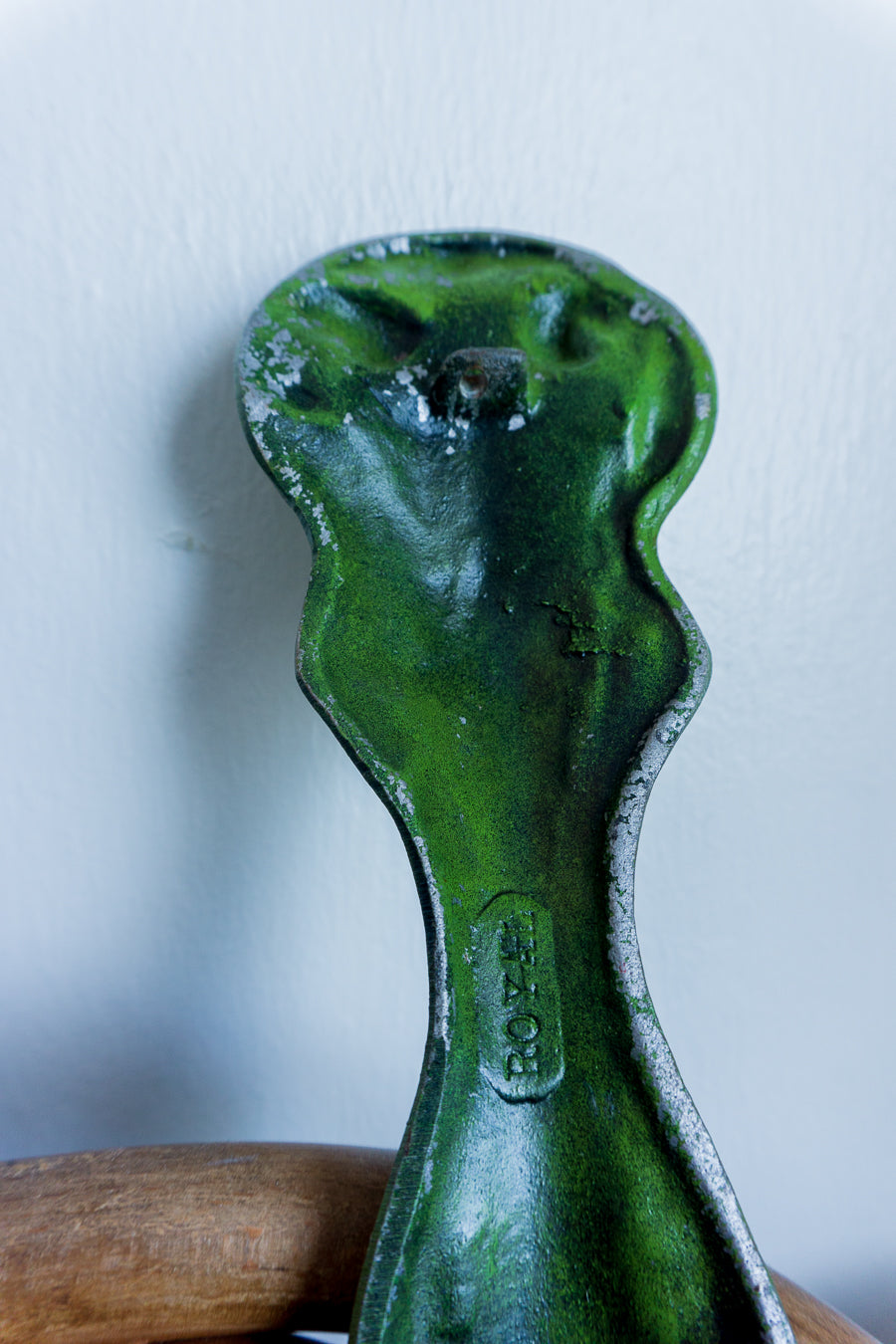 Green Cast Iron Spoon Wall Decor