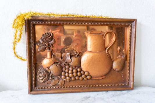 Cottagecore Copper Still Life Wall Decor