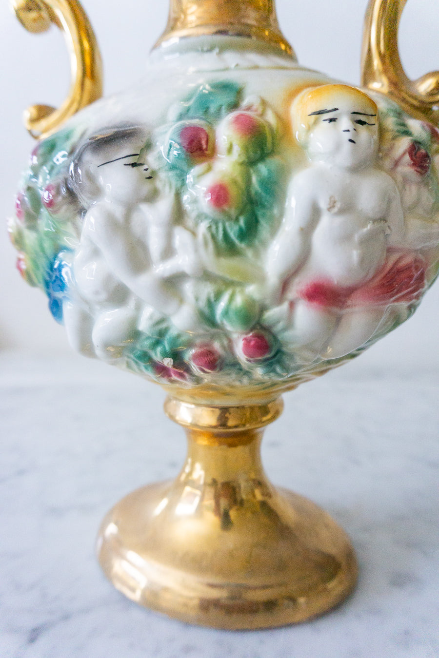 Capodimote Cherub Vase