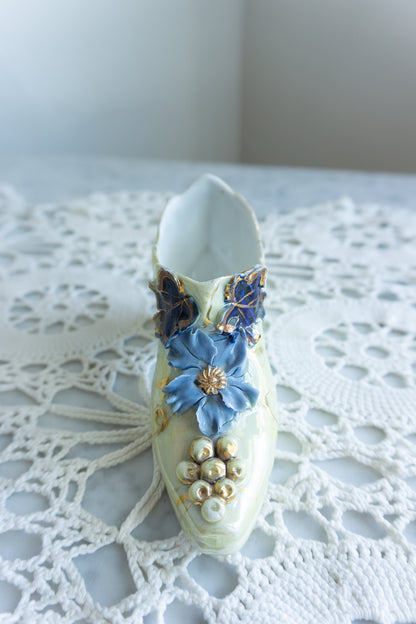 Iridescent Porcelain Shoe, Made in Germany
