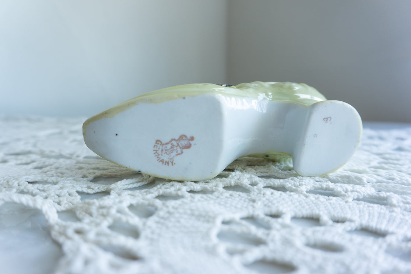 Iridescent Porcelain Shoe, Made in Germany